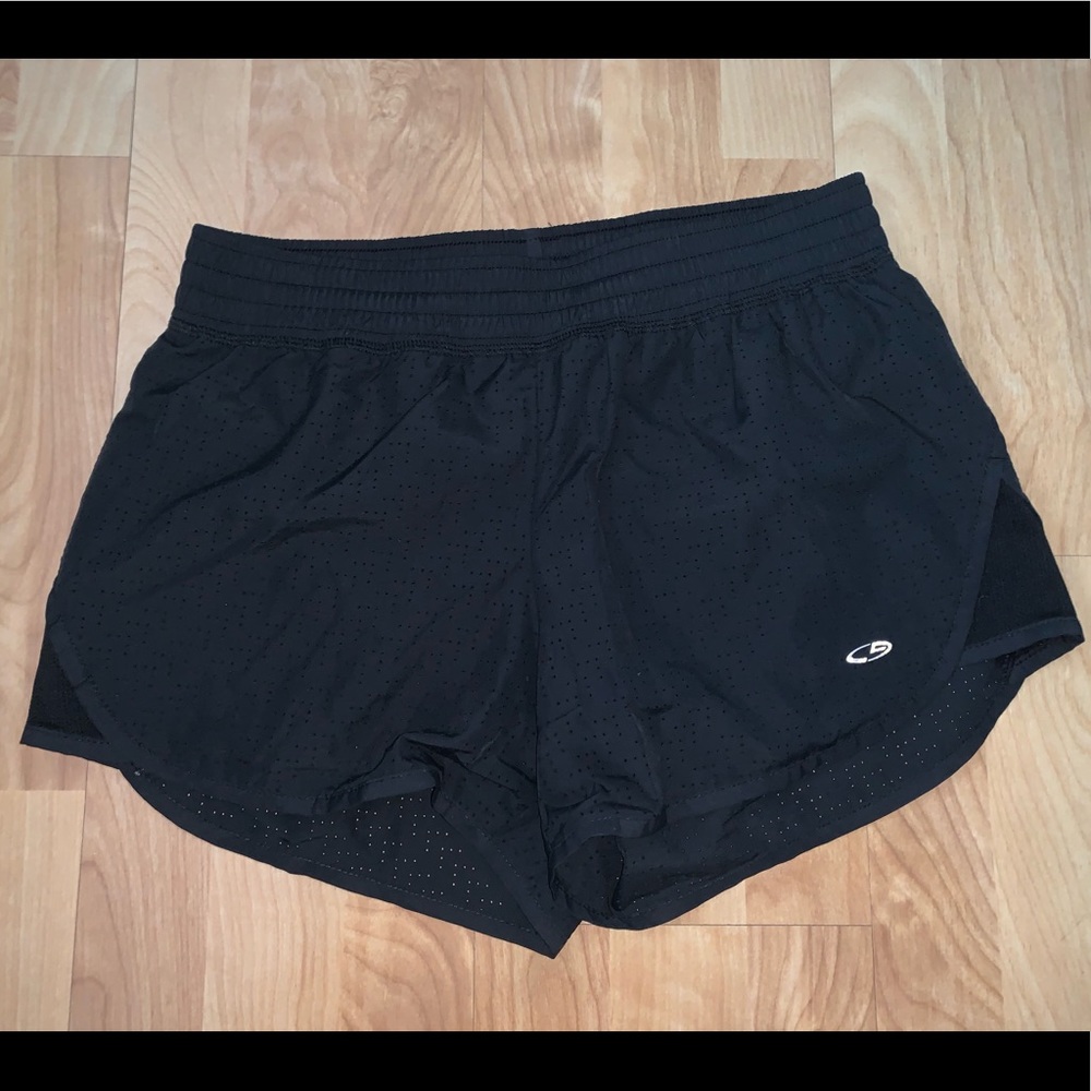 Champion: Duodry Black Athletic Shorts